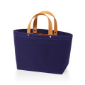 Bag Women Blue OEM Customized Designer Handbag Tote Logo Color Material Shopping Bags with Zipper Logos